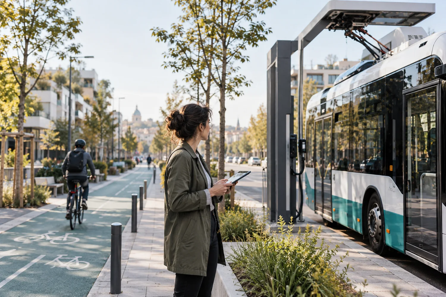 Immagine illustrativa delle attività del corso Ingegneria della Mobilità Sostenibile