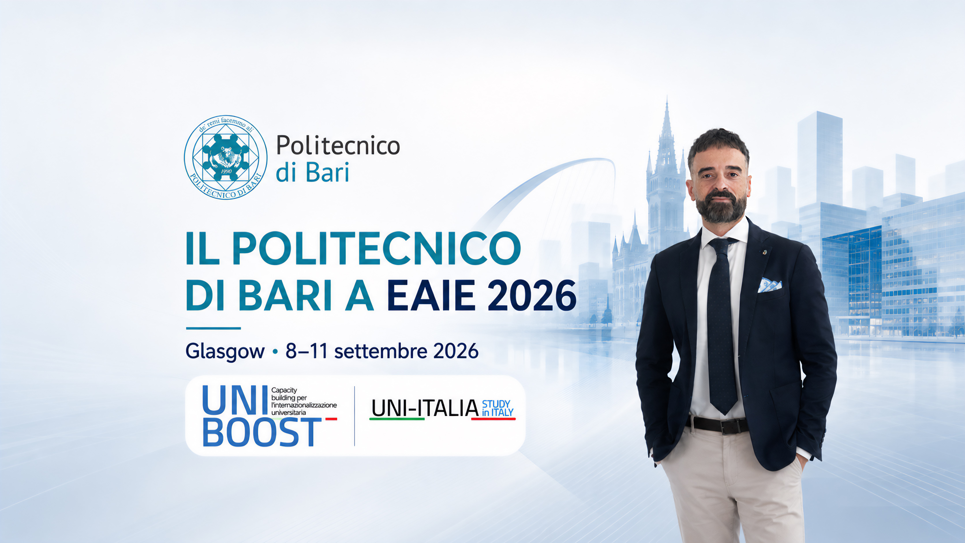 prof. Vito Puliafito a Glasgownell’ambito di UNI-BOOST – Capacity Building per l’internazionalizzazione universitaria